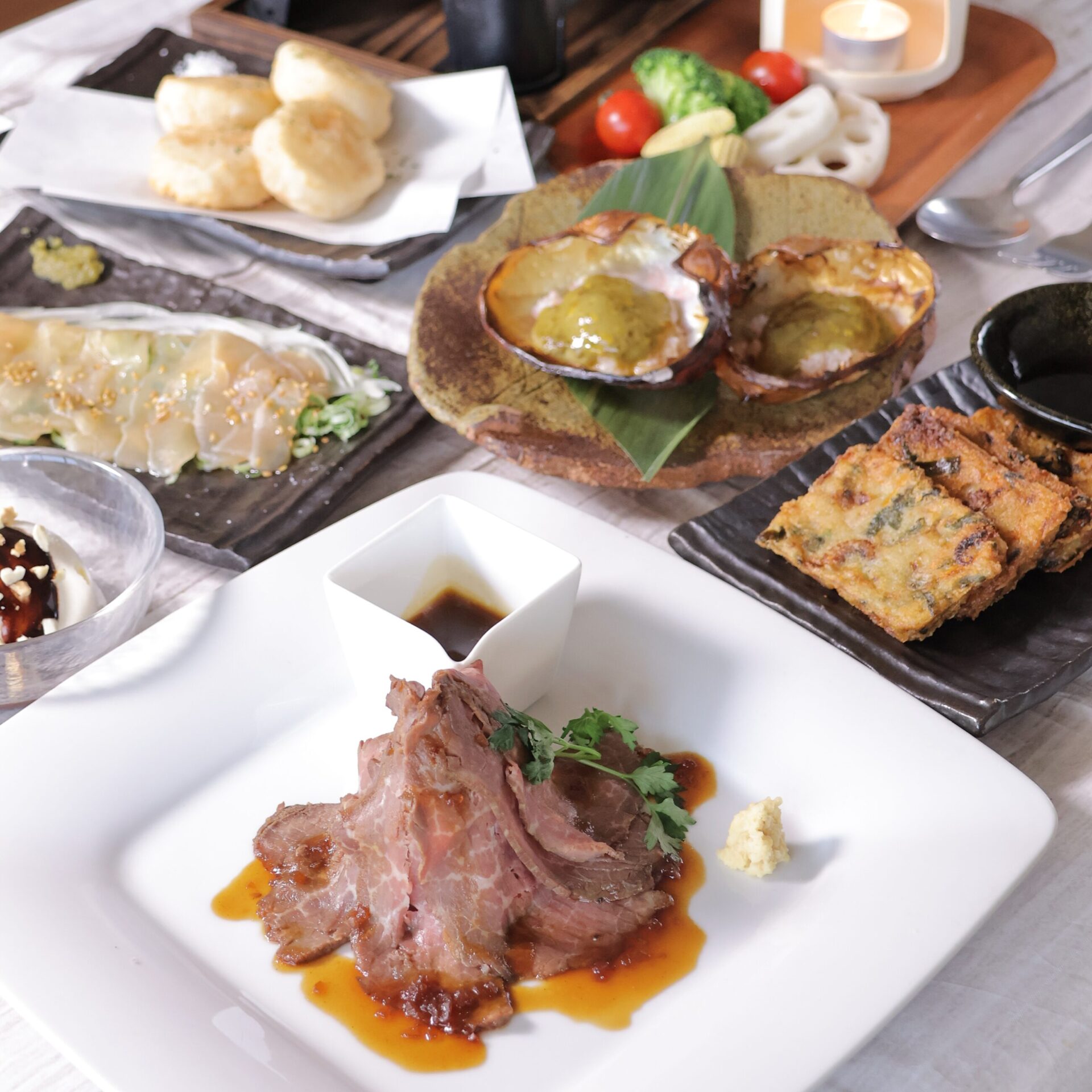 博多地鶏とローストビーフのKICHIRI「華」コース