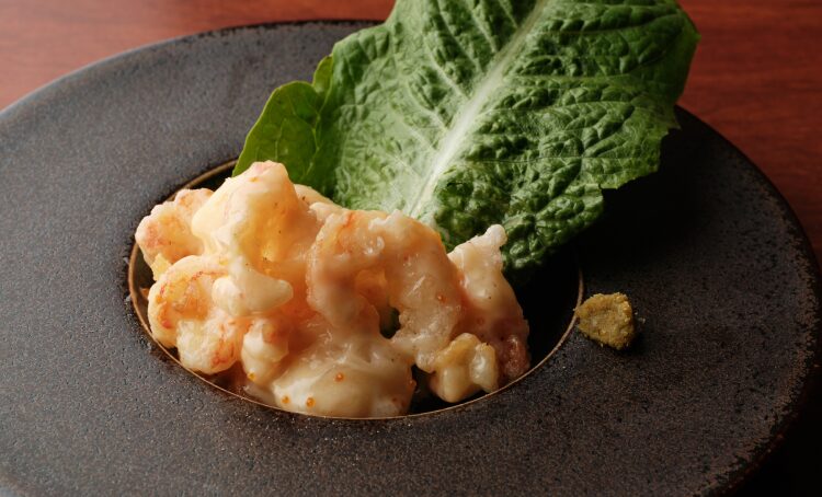 ぷりぷり海老のマヨネーズ和え
