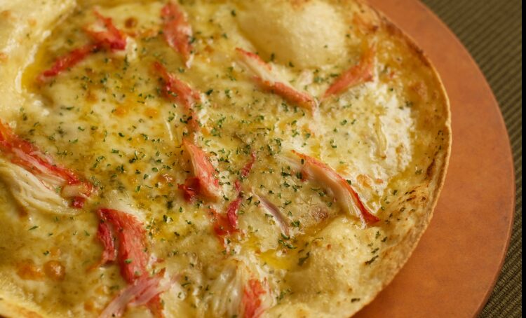 濃厚かに味噌の和ピッツア