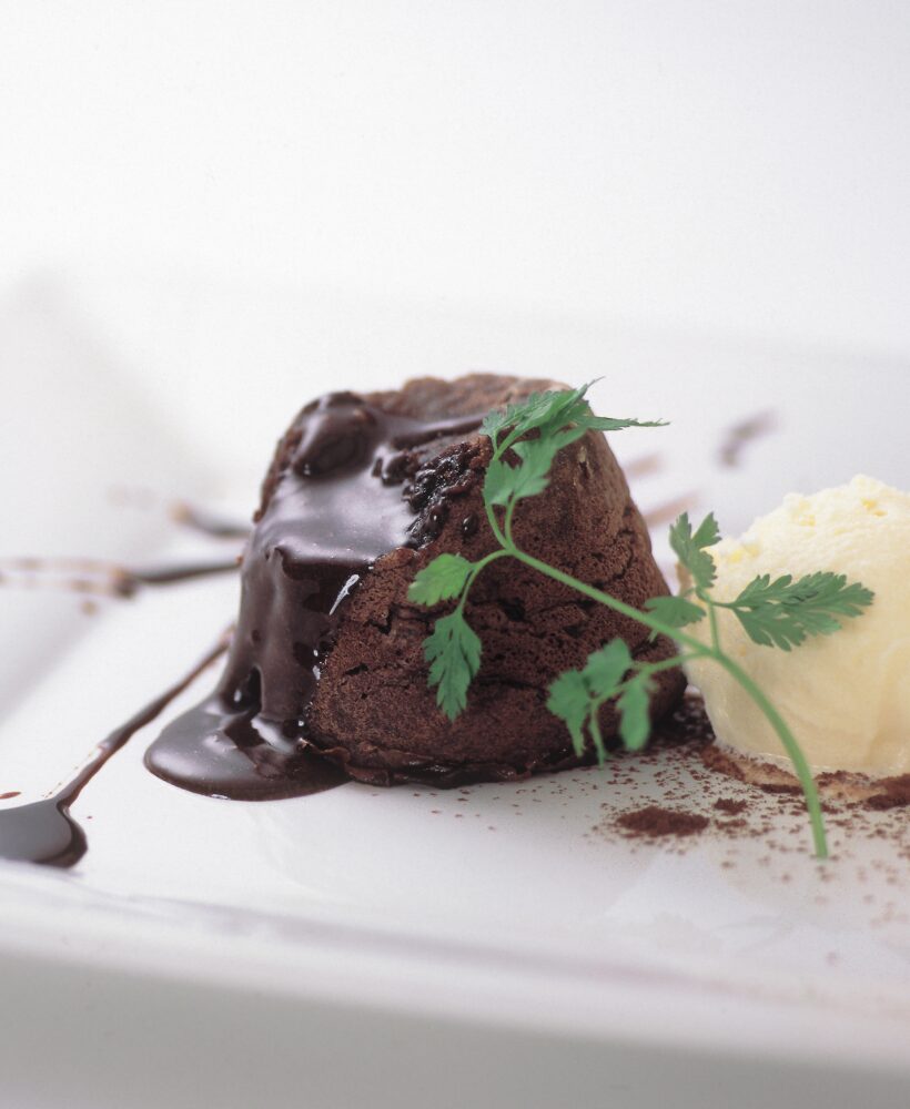 フォンダンショコラバニラアイス