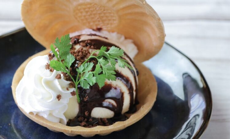 チョコ＆バニラアイスモナカ